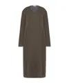 The Row Catia Dress In Cotton In Brown