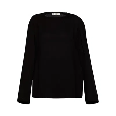 Pre-owned The Row Cattaleya Top 'black' | Women's Size 4
