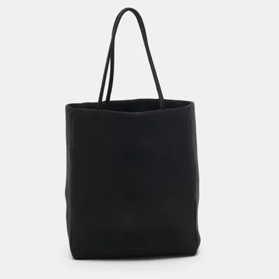 Pre-owned The Row Cecily Mini Black Satin Tote