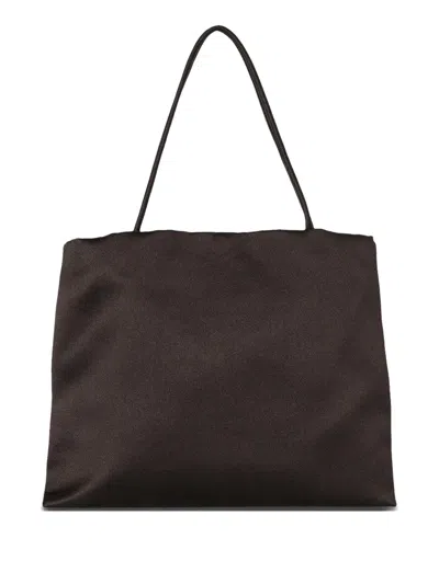 The Row Cecily Top Handle Shoulder Bag In Brown