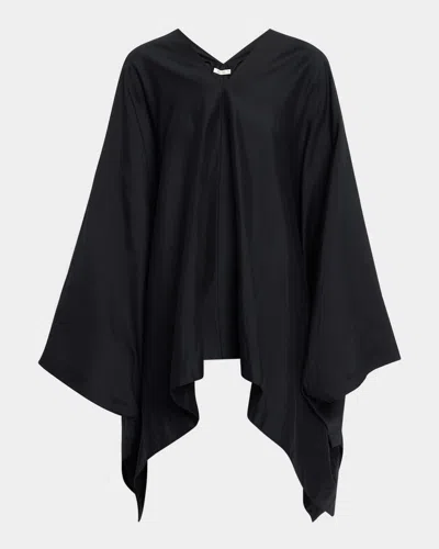 THE ROW CEDAR HANDKERCHIEF PONCHO TOP