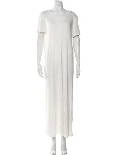 Pre-owned The Row Cetya Long Dress In White