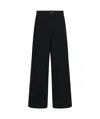 The Row Chan Wide-leg Trousers In Black