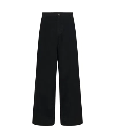 The Row Chan Wide-leg Trousers In Black