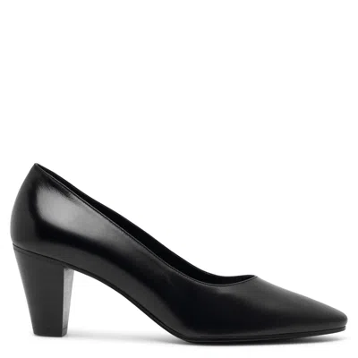 The Row Charlotte Leather Pumps In Black