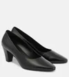 THE ROW CHARLOTTE LEATHER PUMPS