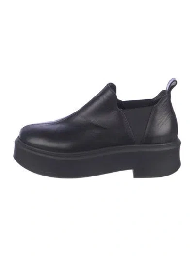 Pre-owned The Row Chelsea Leather Chelsea Boots In Multi