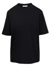 The Row Essentials Chiara Cotton-jersey T-shirt In Black