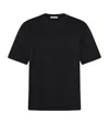 The Row Essentials Chiara Cotton-jersey T-shirt In Black
