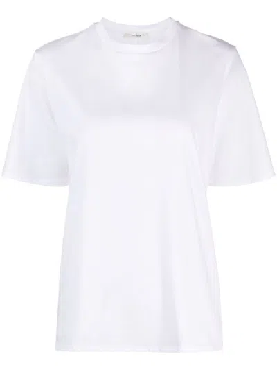 The Row Chiara Organic Cotton T-shirt In White