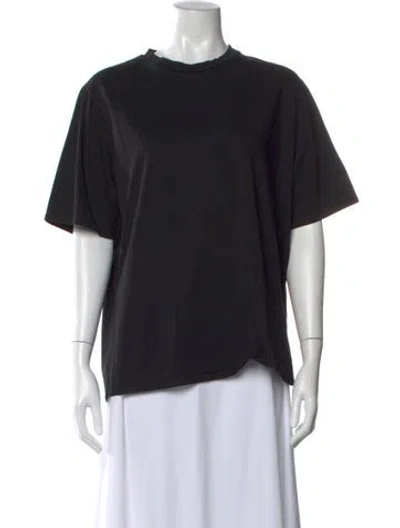 Pre-owned The Row Chiara Top Crew Neck T-shirt In Black