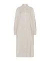 The Row Chihiro Dress In Silk In White