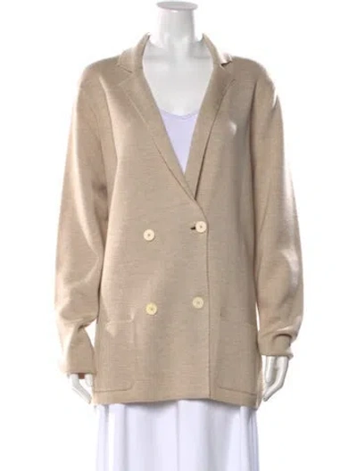 Pre-owned The Row Chopok Sweater Merino Wool Sweater In Neutral
