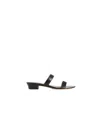 The Row Open Toe Low Heel Sandals In Black