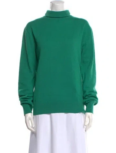 Pre-owned The Row Ciba Cashmere Sweater In Green