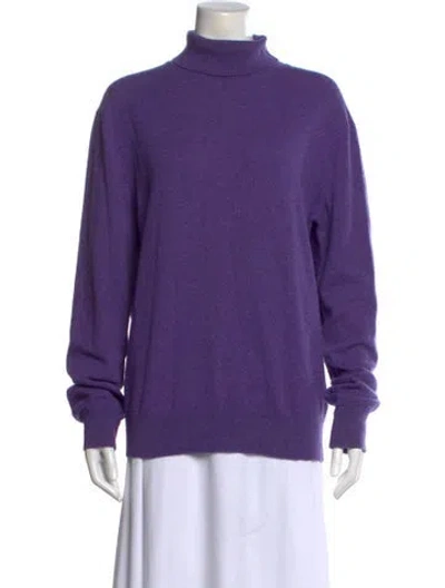 Pre-owned The Row Ciba Sweater Cashmere Sweater In Purple