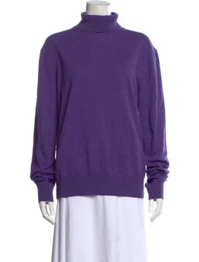 Pre-owned The Row Ciba Sweater Cashmere Sweater In Purple
