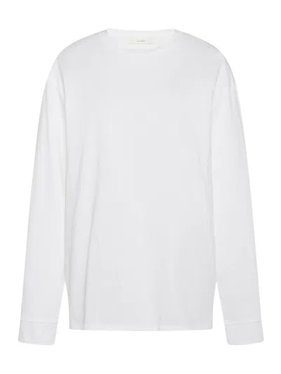 The Row Ciles R Top In Organic Cotton In White
