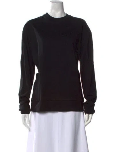 Pre-owned The Row Ciles Top Crew Neck Sweatshirt In Black