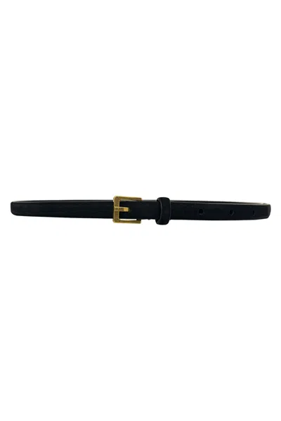 The Row City Belt In Black