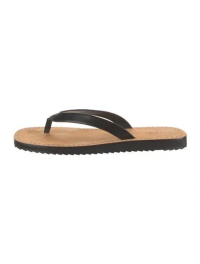 Pre-owned The Row City Flip Flop Rubber Flip Flops In Brown