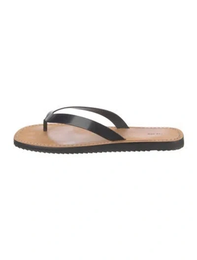 Pre-owned The Row City Leather Flip Flops In Multicolor
