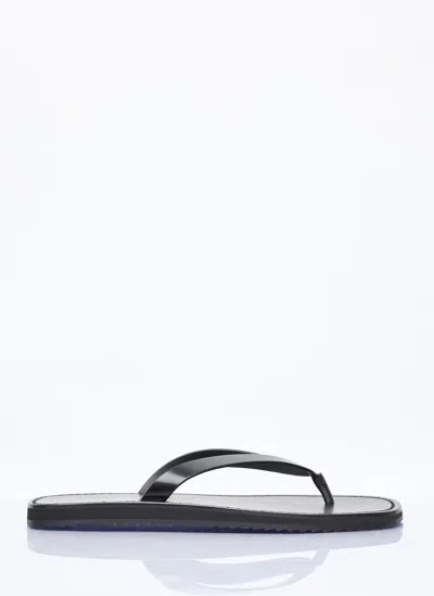 THE ROW CITY LEATHER SLIDES