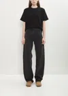 The Row Clair Cotton Denim Jean In Black