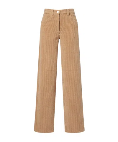 THE ROW CLAIR HIGH-RISE CORDUROY STRAIGHT PANTS