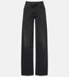 The Row Clair High-rise Straight Jeans In Black
