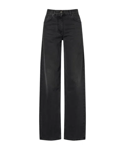 The Row Clair High-rise Straight Jeans In Black