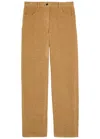 The Row Clair Straight-leg Corduroy Trousers In Brown