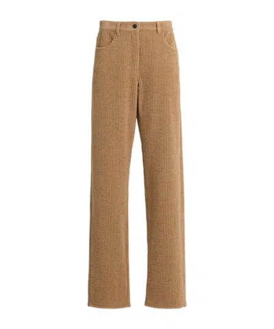 The Row Clair Wide Leg Wool Blend Pants In Neutral