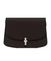 The Row Clamshell Crossbody Bag In Black
