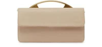 The Row Clamshell Handbag In Nude