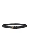 The Row Classic Alligator Leather Belt In Black
