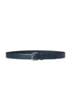 The Row Classic Belt In Blue