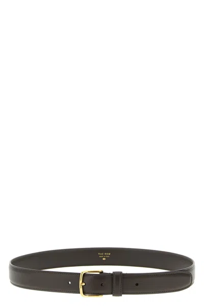The Row 'classic' Belt In Brown