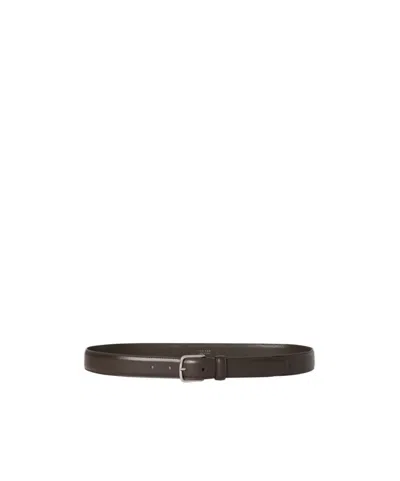 The Row Classic Belt In Brown