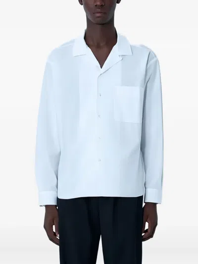 THE ROW CLASSIC COLLAR PATCH POCKET SHIRT