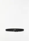 The Row Classic Leather Belt In Black