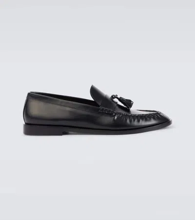 THE ROW POLISHED LEATHER LOAFERS