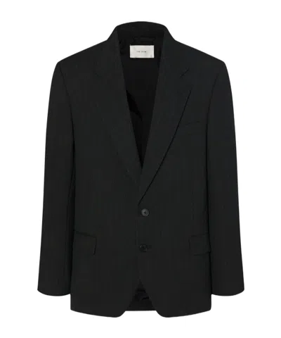 The Row Classic Wool Suit Jacket In Black