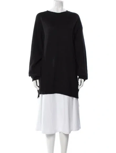 Pre-owned The Row Clelia Merino Wool Sweater In Black