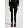The Row Women's Clizia Zip-hem Leggings In Black