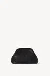 The Row Mira Clutch Bag In Saddle Leather
