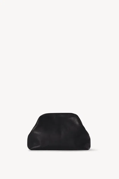 THE ROW THE ROW CLUTCH MIRA ROUNDED BLACK