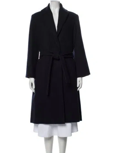 Pre-owned The Row Coat In Blue