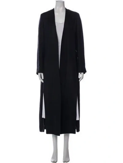 Pre-owned The Row Coat In Blue