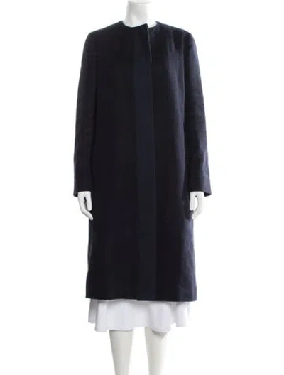 Pre-owned The Row Coat In Blue